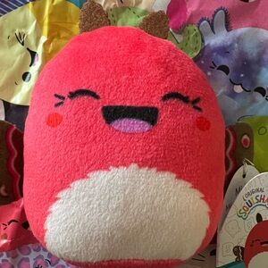 McDonald's Squishmallow Pink and White Plush Toy Stuffed Animal